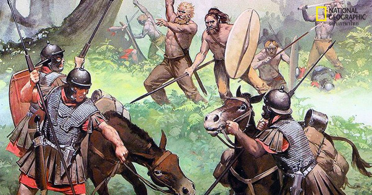 โครงกระดูกโบราณฉายพิธีกรรมหลังต่อสู้ของคนเถื่อน