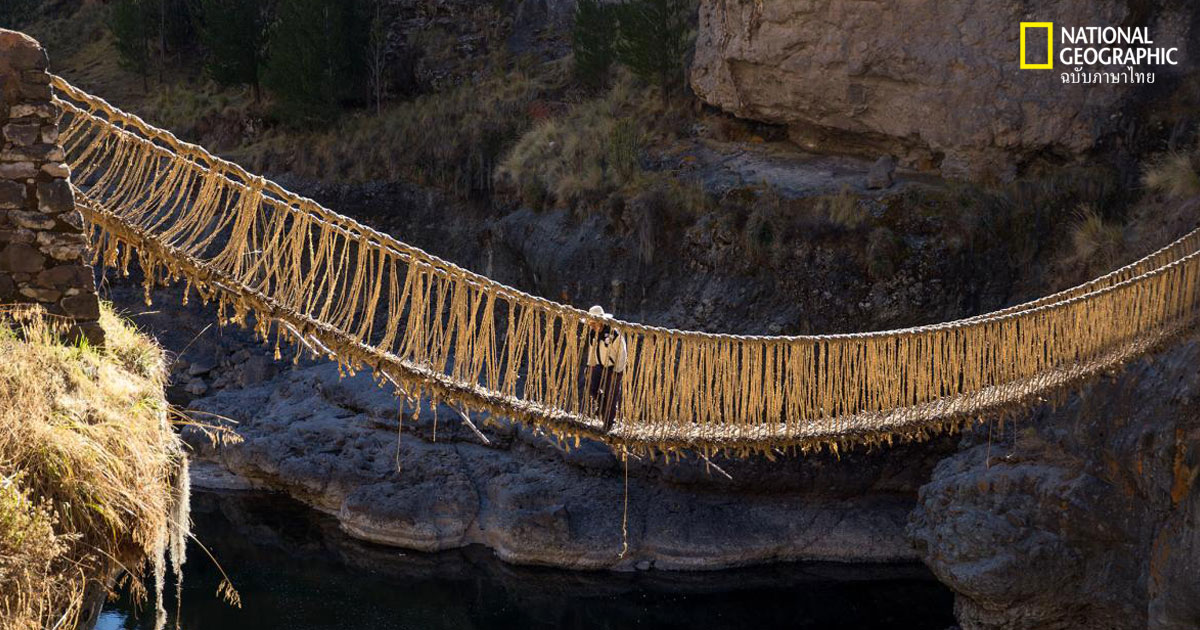 สะพานเชือกชาวอินคา